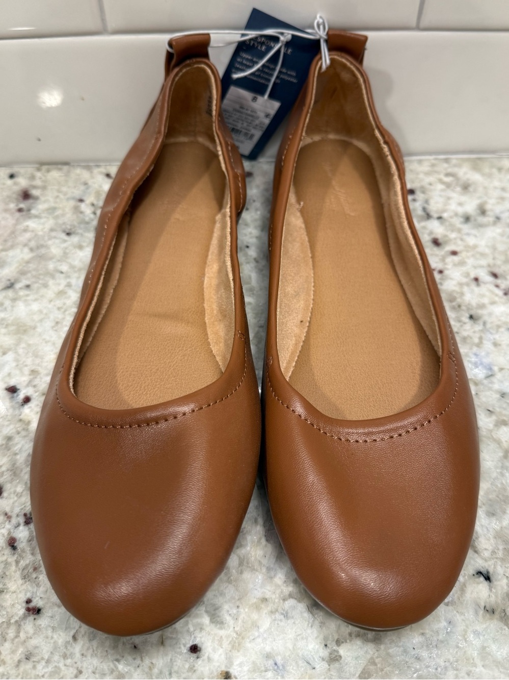 Universal Thread Women's Brown Ballet Flats Size 8 NWT